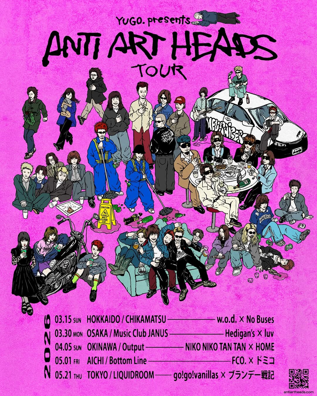 YUGO. presents ANTI ART HEADS / TOUR - Osaka